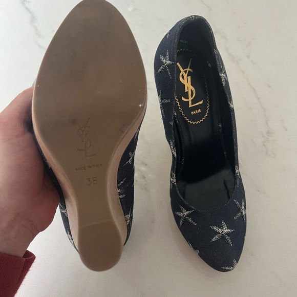EUC YSL Summer Wedges Size 38 - Picture 4 of 4
